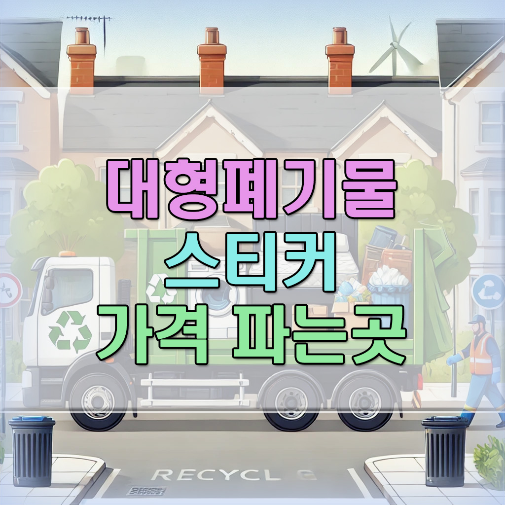 대형폐기물-스티커